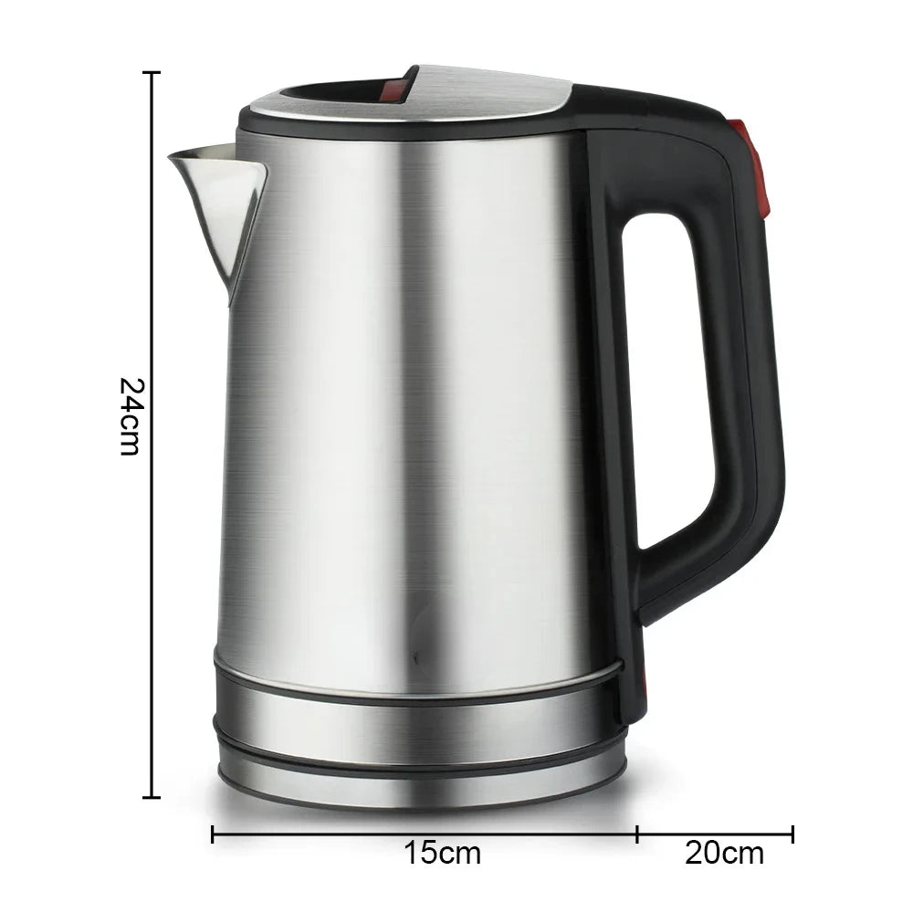 Stainless Steel Smart Kettle - Whistle & Samovar Tea Coffee Thermo Pot